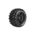 Louise 5.5" X-Cyclone Sport MFT Tyres on 7 Spoke Black Rims - Glued Wheels 2Pcs L-T3298BM