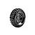 Louise 1.9" CR-Champ Super Soft Tyres on Black Chrome Rims - Glued Wheels 2Pcs L-T3345VBC