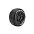 Louise 5.5" X-Rocket Sport MFT Tyres on 7 Spoke Black Rims - Glued Wheels 2Pcs L-T3295BM