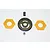 GPM Racing 56T steel spur gear and slipper clutch kit including two friction pads, a spring, and a locknut on a white background.