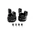 Axial Black Aluminium Hub Carriers 2Pcs AX30495