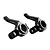 Axial Black Aluminium Steering Hubs (Knuckles) 2Pcs AX30496