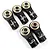 Yeah Racing Aluminium M3 Rod Ends 5Pcs -  Black YA-0550BK