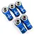Yeah Racing Aluminium M3 Rod Ends 5Pcs -  Blue YA-0550DB