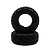 Yeah Racing 1.0" Rock Medium Soft Micro Tyres w/ Foam Inserts 2Pcs WL-0149