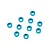 Yeah Racing Blue Aluminium M3 Button Head Countersunk Washers 10Pcs YA-0657BU