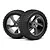 Maverick 1.9" Truggy Tyres on Black 5 Spoke Rims - Glued Wheels 2Pcs MV28047