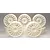 Kyosho 1.9" AERO 24 White 15 Spoke Rims 10Pcs 92012-8W