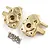 Yeah Racing Brass Capra SCX10 III Steering Hubs 2Pcs AXSC-020