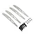 Yeah Racing Stainless Steel RBX10 Ryft Rear Trailing Arm Plate Set AXRX-008