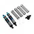Yeah Racing 1/10 Blue Aluminium Go Big Bore Go Off Road 90mm Shocks 2Pcs BBG-0090BU