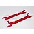 GPM Red Aluminium X-Maxx Battery Holder Set TXM0126N-R