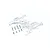 GPM Silver Aluminium Front Lower Suspension Arms Set MAM055-S