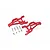 GPM Red Aluminium Front Lower Suspension Arms Set MAM055-R