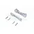 GPM Grey Silver Aluminium Front Lower Suspension Mount 2Pcs w/ Hardware MAK008-GS