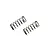 Kyosho Orange Big Bore Shock Springs (Super Hard) 2Pcs XGS006