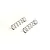 Two grey Kyosho big shock springs for RC cars, shown side-by-side on a white background.