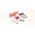 Kyosho 1/10 Optima Buggy Red Rear Shock Spring Set 2Pcs OT236R
