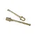 Axial Bronze Aluminium Rear Axle Shafts 2Pcs AXI31624