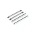 TLR Aluminium Rear Hinge Pin Set 4Pcs TLR234099