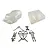 Axial Honcho Clear Unpainted Body Shell w/ Molded Rear Cage & Decal Sheet AX4025