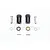 GPM Black Aluminium 12mm Wheel Hex +21mm Adaptors 2Pcs w/ Hardware SCX010/21MM-BK