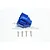 GPM Blue Aluminium Front/Centre Differential Case w/ Hardware UDR011-B