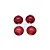GPM Red Aluminium 24mm Wheel Nut 4Pcs MAKX005-R