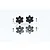 GPM Black Aluminium 17mm Wheel Hex +6mm Adapters 4Pcs w/ Hardware MAF010+6MM/2-BK