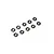 Kyosho 3x9x1.0mm Washer 10Pcs 1-W300910