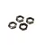 Kyosho Gunmetal Aluminium 17mm Serrated Wheel Nuts 4Pcs IFW472GM