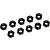 Kyosho Black Steel 2mm Nuts 10Pcs 1-N2016