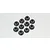 Kyosho Black Steel 4mm Flanged Nuts 10Pcs 1-N4045F