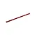 A red anodized metal centre driveshaft for an RC car, featuring ball-joint ends, isolated against a white background.