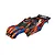 Traxxas Rustler 4x4 VXL Orange Body Shell w/Decal Sheet and Body Mounts 6717T