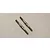 Two silver-coloured metal RC turnbuckles with threaded ends and a central adjustment hole, laid side-by-side on a plain light background.