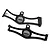 Traxxas Front & Rear Sound Output Module Mounts 2Pcs 6586