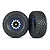 Traxxas 2.2/3.2" BFGoodrich Baja KR3 Tyres on Method Racing Black/Blue Rims - Glued Wheels 2Pcs 8474X