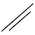Two black metal RC rear axle shafts for Axial AR60 OCP axles, shown side-by-side against a white background.