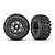 Traxxas 2.8/3.6" Sledgehammer Tyres on Black Dual Spoke Rims - Glued Wheels 2Pcs 8973