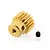 UDI Brass 16T 0.6Mod Pinion Gear UD1601-036