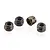 UDI 3mm Gunmetal Steel Nyloc Nuts 4Pcs U1601-004