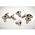 UDI 2.3x4.5mm Coarse Thread Button Head Washer Screws 8Pcs U1601-058