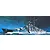 An artistic illustration of the German battleship Tirpitz sailing through rough, dark blue seas under a stormy sky.