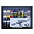 Vallejo Model Air Basic Colours 10 Colour Acrylic Paint & Airbrush Set 71167