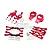 GPM Red Aluminium X-Maxx Suspension & Drive Train Upgrade Set 52Pcs TXM54551921-R