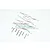 GPM Silver Aluminium Front/Rear Lower Suspension Arms 2Pcs MAV055-S