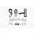 GPM Silver-Grey Aluminium Steering Assembly Set MAK048-GS
