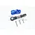 GPM Blue Aluminium 25T Servo Horn & Steering Linkage Set UDR16025-B