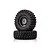 HSP 1.9" Boxer Soft Off Road Tyres on Black Dish Rims - Wheels 2Pcs 70624A
